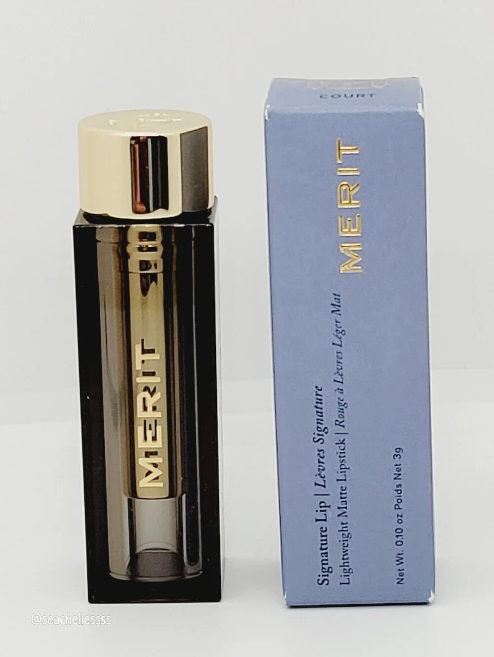 Court Merit Signature Lightweight Lipstick Matte Warm Brick Brand New In Box